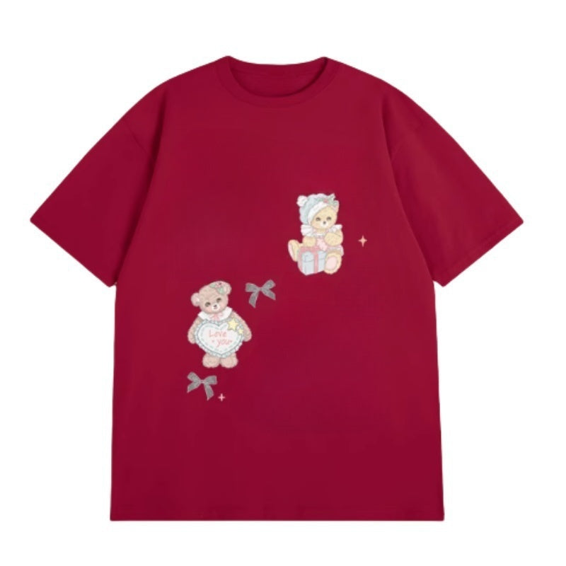 Playful Cartoon Bear T-Shirt